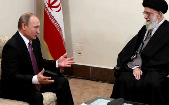 当地时间11月23日，俄罗斯总统普京和伊朗最高领袖哈梅内伊举行会谈。 